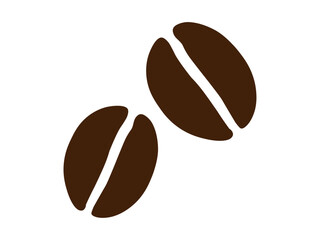 コーヒー豆（珈琲豆のアイコン）