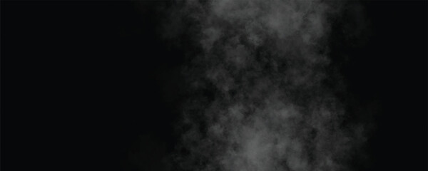 Gloomy gray haze and mist spread across a dark atmosphere, perfect for creating an ethereal and mysterious effect.
