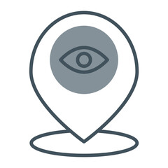 Obraz premium Map Point Icon Design