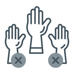 Fototapeta premium Absenteeism Icon Design