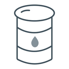 Oil Barrel Icon Design