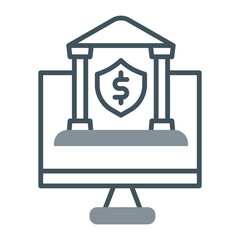 Online Banking Icon Design