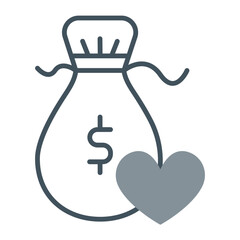 Money Bag Icon Design