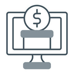 Online Donation Icon Design