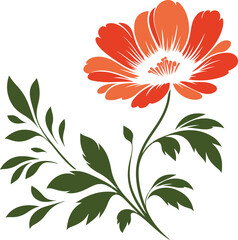 flower vector art design