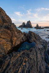 Beautiful view of Camel Rock, Bermagui, Australia.