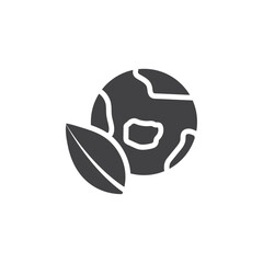Environment icon Symbol mark in filled style