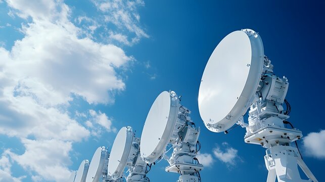 Advanced Defense Network with Guided Interceptors and Satellite Communication - Radar Cross-Section Reduction Technology in Action