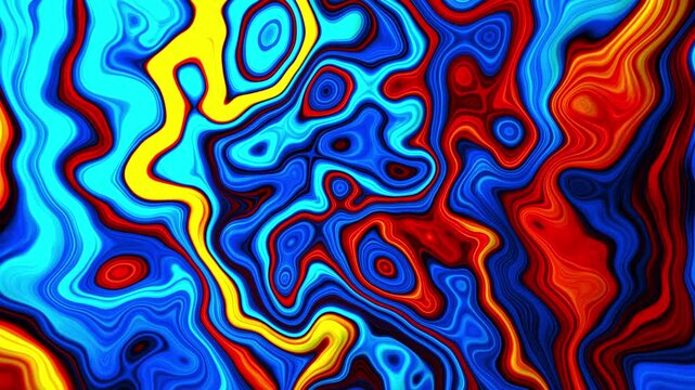 abstract background, Liquid Fractual Motion Graphic Background
