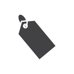 Label icon Symbol mark in filled style