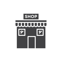 Local store icon Symbol mark in filled style