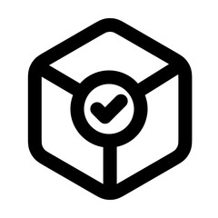 delivery box, delivery box icons, delivery box   icon editable stroke outline icon isolated on white background flat vector illustration. Pixel perfect. 64 x 64.
