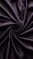 Fototapeta premium Close up view of dark purple linen fabric texture