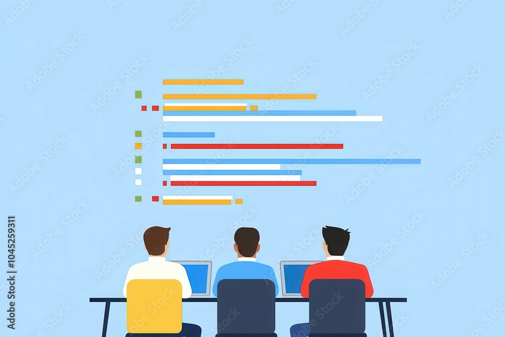 Poster developers in code review session design discussion