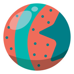 vector light ball for children's toys. balls for Christmas decorations