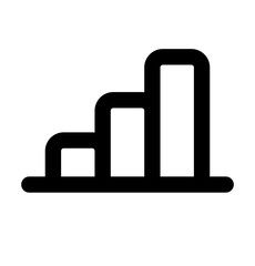 chartnew, chartnew icons,  chartnew  icon editable stroke outline icon isolated on white background flat vector illustration. Pixel perfect. 64 x 64.
