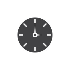 Time icon Symbol mark in filled style