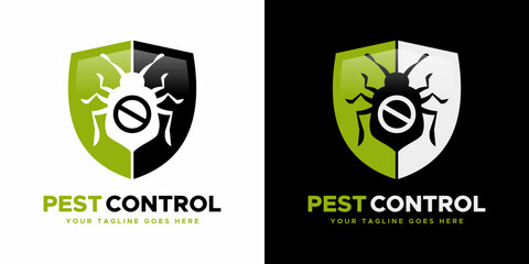 pest control vector illustration logo