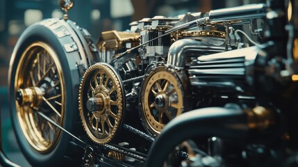 Custom motor plant producing specialty vehicles with unique designs and hand-crafted components.