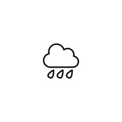 Weather icon. Weather icon set. Linear style.