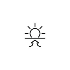 Weather icon. Weather icon set. Linear style.