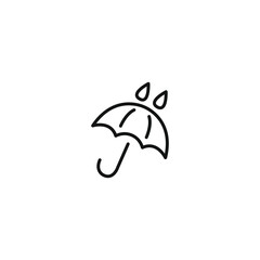 Weather icon. Weather icon set. Linear style.
