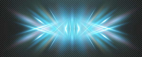 Holiday light effect, Christmas light of joy. Background for banner, poster, business card or advertising. Motion effect, fast speed lines png.	
