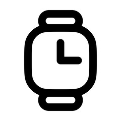  watch watch icons, watch   icon editable stroke outline icon isolated on white background flat vector illustration. Pixel perfect. 64 x 64.

