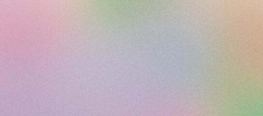 Abstract vibrant grainy gradient pastel background with pink purple green hues texture background for banner header web design poster
