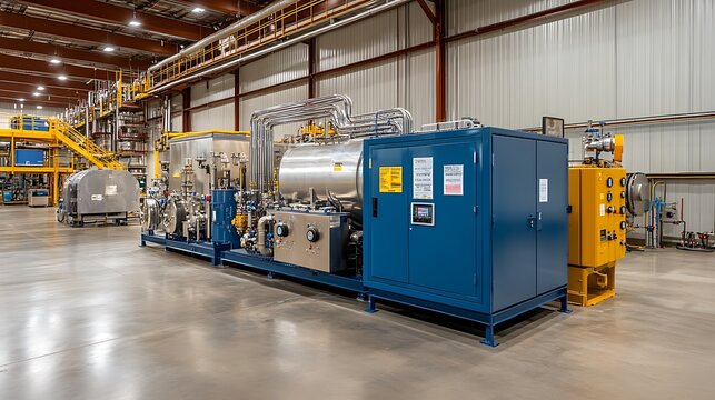 Reboilers
Reboilers provide heat to distillation columns to help separate components of the gas by boiling.