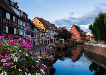 Obraz premium In the streets of Colmar in Alsace