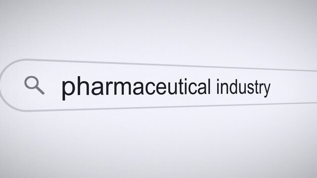 Searching Pharmaceutical Industry on the Internet, Computer Screen Macro