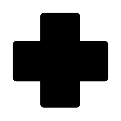 Obraz premium cross icon