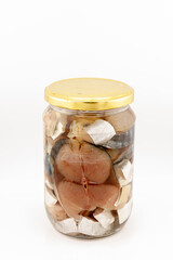 Salted bonito marinated in oil