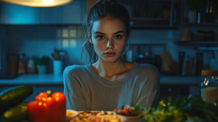 “Midnight Cravings: A Dieter’s Dilemma”
