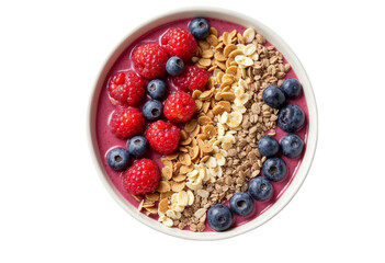 blueberries and strawberries