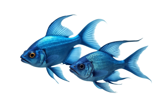 fish on a white background