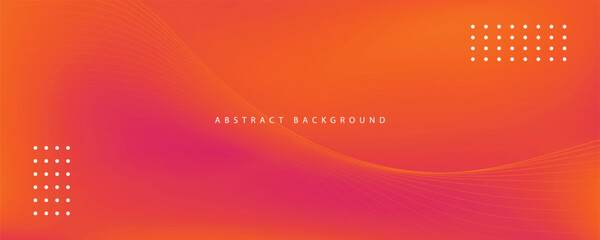 abstract  orange pink gradient background design template