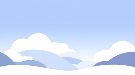A soothing abstract background with cool tones, featuring gentle gradients of light blues, pale purples, and whites. The design incorporates soft cloud-like textures