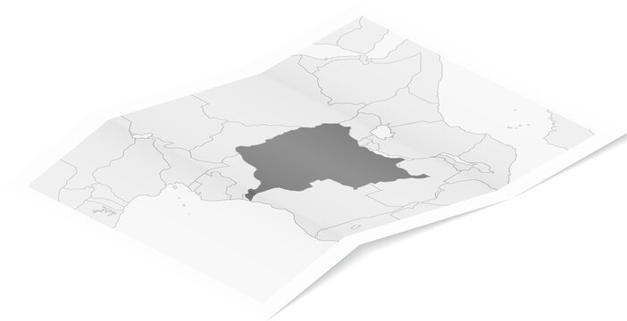 DR Congo map in isometric style