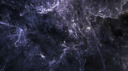 Obraz premium A space background with soft gradients transitioning from dark blue to light purple, featuring scattered stars and abstract nebula shapes