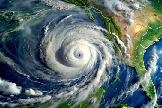 Hurricane on Windy radar