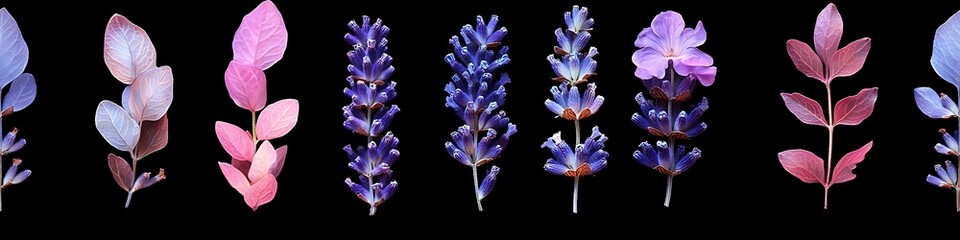 Whimsical Watercolor Floral Design Seamless Pattern