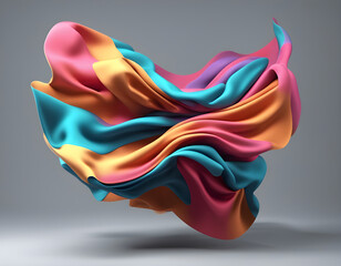 Obraz premium Colorful fluid creative modern background