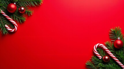 Festive Christmas Candy Canes and Ornaments!