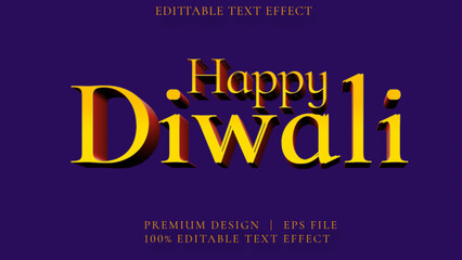 Obraz premium Happy Diwali text vector, Happy Diwali text design, Happy Diwali cursive font design, Diwali Festival vector, Deepavali design