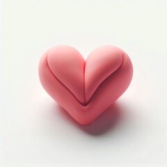 C&oelig;ur en p&acirc;te &agrave; modeler