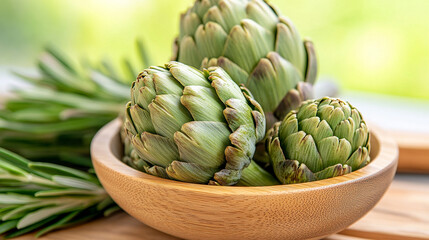 Obraz premium Artichoke with rosemary
