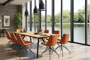 Fototapeta premium Architecture furniture building chair.