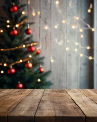 The Christmas background highlights a cozy indoor setting with d&eacute;cor.